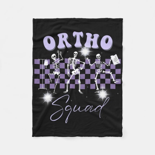 Cobertor De Velo Nurs Ortho Squad Dancing Skeleton Orthopedic (Frente)
