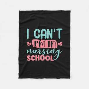 Cobertor De Velo Nurse Gift   I Am In Nursing School