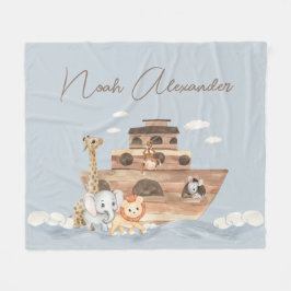 Cobertor De Velo Nursery de Noah, "Blanket Boy Nursery", animais de