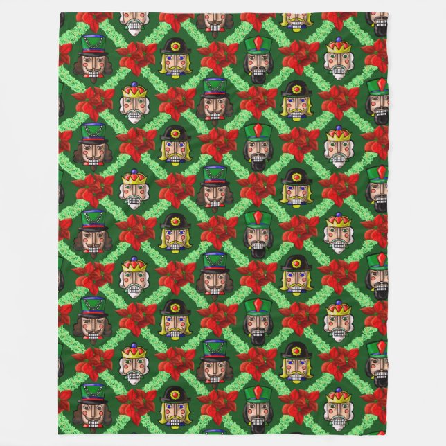 Cobertor De Velo Nutcracker Fleece Blanket (Frente)