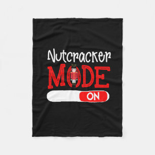 Cobertor De Velo Nutcracker Mode On Dance Balé Love Christmas Paj