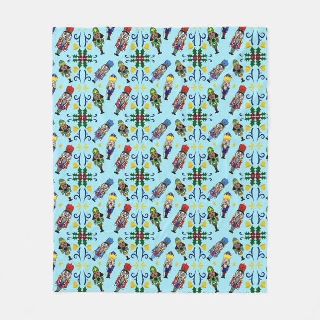 Cobertor De Velo Nutcracker Pattern Blanket (Frente)