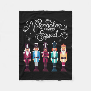 Cobertor De Velo Nutcracker Squad Holiday Christmas Boy Girl Women