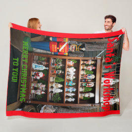 Cobertor De Velo Nutcrackers de papais noeis Fala Blanket