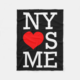 Cobertor De Velo Ny Me Ama Engraçado Eu Amo Nova York