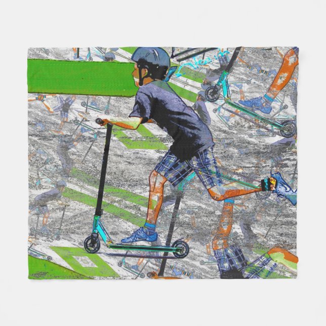 Cobertor De Velo O acelerador - Patinete de dublagem (Frente (Horizontal))