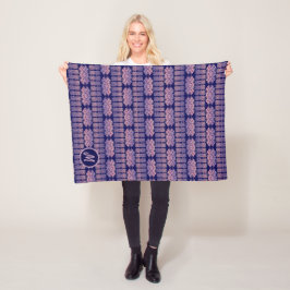 Cobertor De Velo O africano étnico listra o teste padrão geométrico