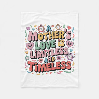 Cobertor De Velo O Amor De Uma Mãe É Ilimitado E Atemporal