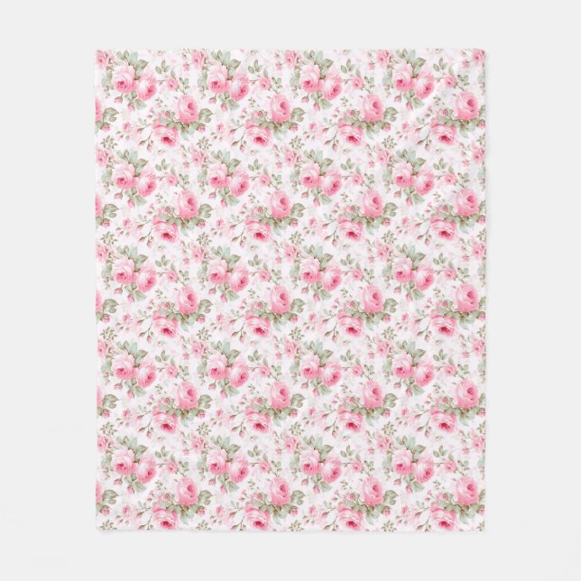 Cobertor De Velo O Amor É Como Um Rosa (Frente)