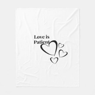 Cobertor De Velo O Amor é Paciente Calmo Estético
