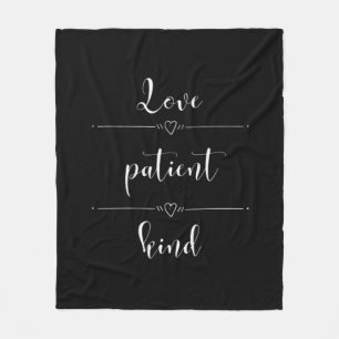 Cobertor De Velo O Amor é Paciente Design Minimalista e de Coração
