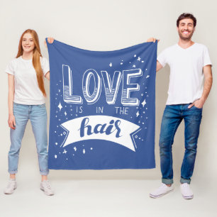 Cobertor De Velo O amor está no cabelo