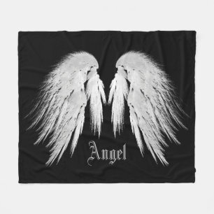 Cobertor De Velo O ANJO VOA o preto conhecido feito sob encomenda