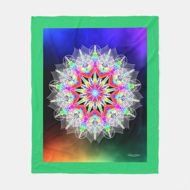 Cobertor De Velo O Apertando Folheto de Folha (Frente)