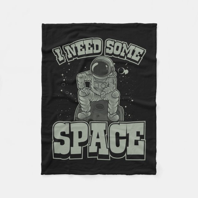 Cobertor De Velo O astronauta precisa de espaço (Frente)