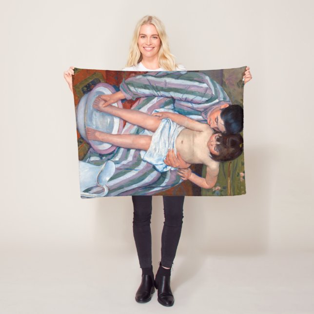 Cobertor De Velo O Banho da Criança, Mary Cassatt (In Situ)