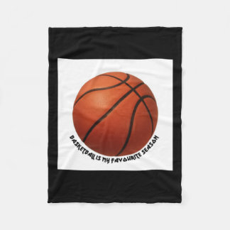 Cobertor De Velo O Basquete É Minha Época Favorita Ativa