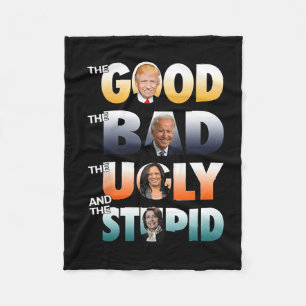 Cobertor De Velo O Bastão Bom O Biden Ruim O Mau