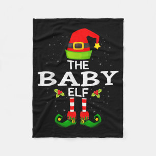 Cobertor De Velo O Bebê Elfo Natal Família Pijama Combinando 
