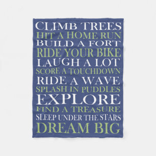 Cobertor De Velo O bebé ordena o azul