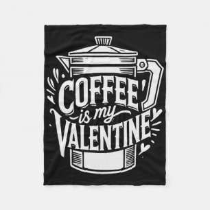 Cobertor De Velo O Café é Meu Namorado