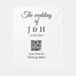 Cobertor De Velo O casamento de adicionar nome do casal Detalhes da