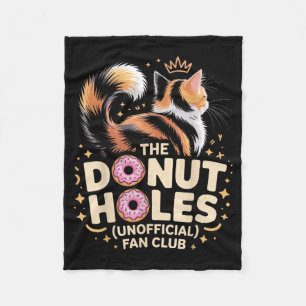 Cobertor De Velo O Clube de Fãs de Buracos de Donut Meme de Gato En