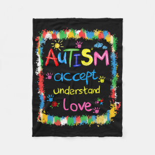Cobertor De Velo O conceito de conscientização do Autismo de Brusha