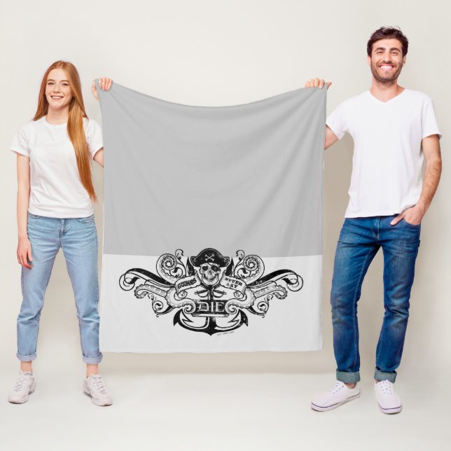 Cobertor De Velo O Crachá Pirata "Nunca Diga Morrer" (In Situ)