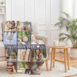 Cobertor De Velo O Dia de as mães de Colagem de Fotografias da Melh