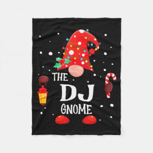Cobertor De Velo O Dj Gnome Correspondente Família Natal Gnome Pija
