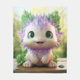 Cobertor De Velo O encantador Axolotl