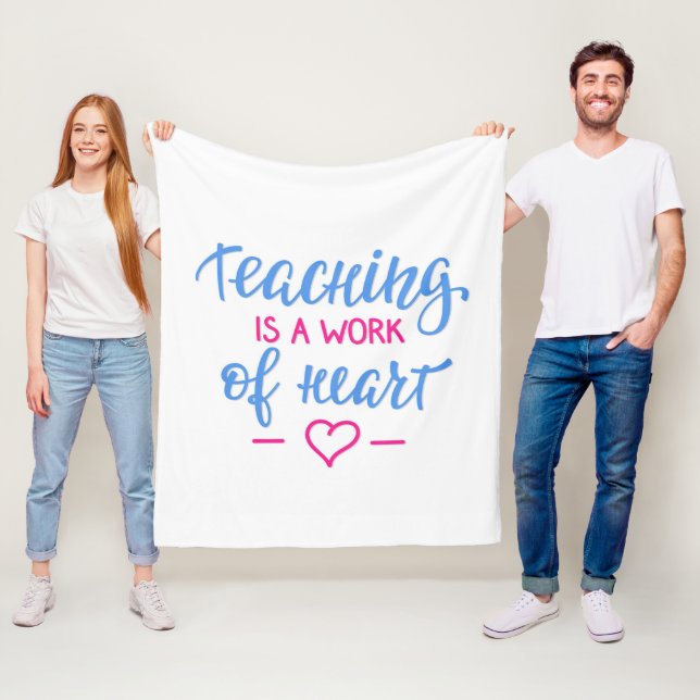 Cobertor De Velo O ensino é um trabalho do coração (In Situ)