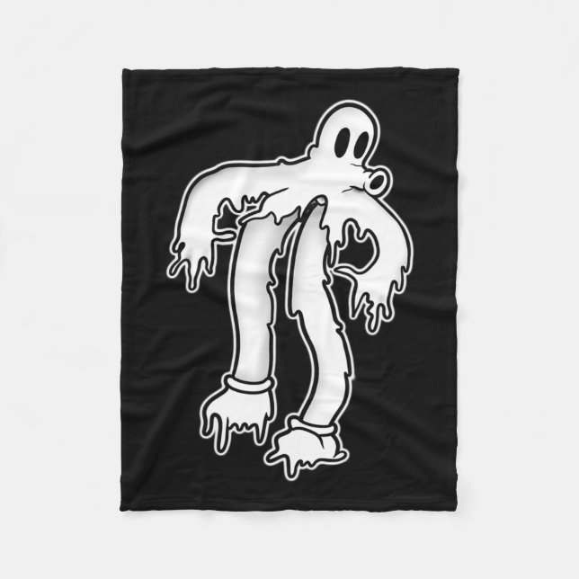 Cobertor De Velo O Fantasma Clown Gótico Derretendo (Frente)