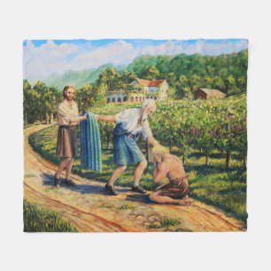 Cobertor De Velo O filho Prodigal, remissão, vinhedo, paisagem