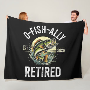 Cobertor De Velo O-Fish-Almente Aposentado 2026 Pescador Pesca