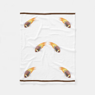 Cobertor De Velo O Futebol Flaming -