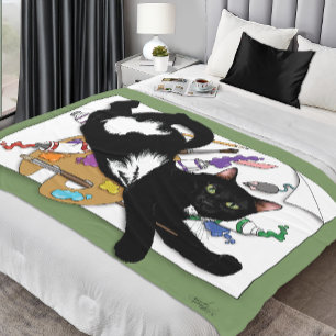 Cobertor De Velo O Gato do Artista
