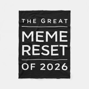 Cobertor De Velo O Grande Reinício de Memes de 2026 Memes Engraçado
