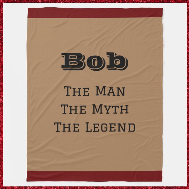 Cobertor De Velo O Homem O Mito A Lenda (Criador carregado)