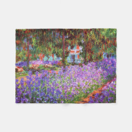 Cobertor De Velo O jardim do artista em Giverny por Monet