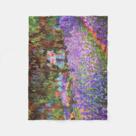 Cobertor De Velo O jardim do artista em Giverny por Monet