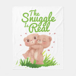 Cobertor De Velo O Jogo é Abraços de Urso Bonito.