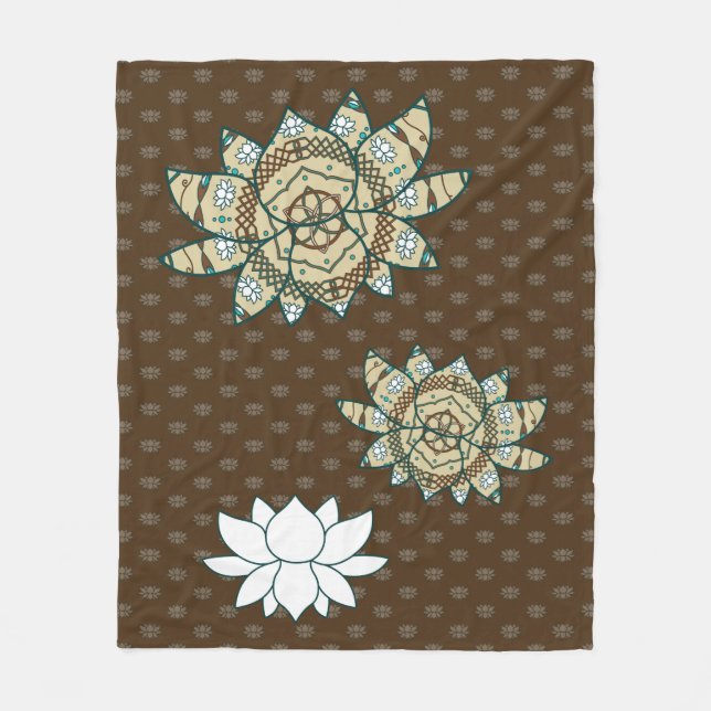 Cobertor De Velo O Lotus Fleece Blanket (Frente)