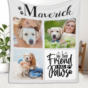 Cobertor De Velo O Melhor Amigo Tem Patas Personalizadas Cachorro D