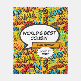 Cobertor De Velo O melhor primo do mundo em quadrinhos retrorados