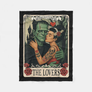 Cobertor De Velo O Monstro Frankenstein E A Noiva Os Amantes Taro