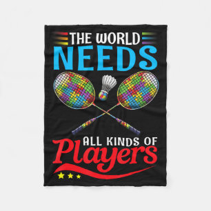 Cobertor De Velo O Mundo Precisa de Todos os Tipos de Jogadores de 