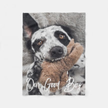 O Nosso Bom Rapaz Personalizado Cachorro Foto Flee