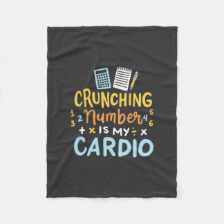 Cobertor De Velo O Número De Chamada Contabilista É Meu Cardio
